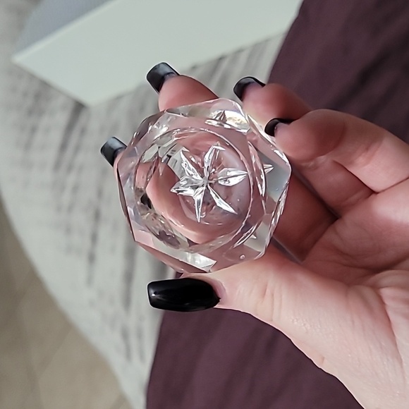 Set of 6, 1930s Vintage Cut Crystal Glass Salt Cellars - Picture 8 of 8